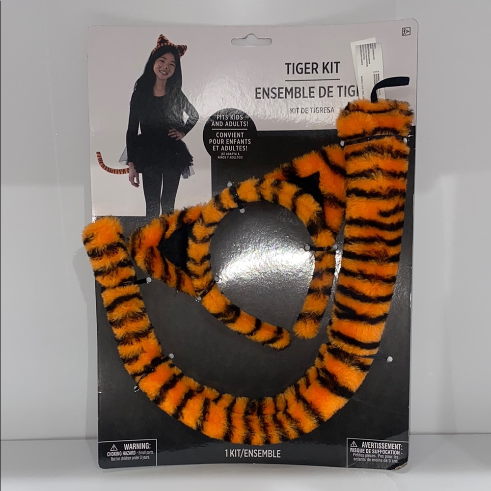 Tiger Costume Kit with Ears and Tail